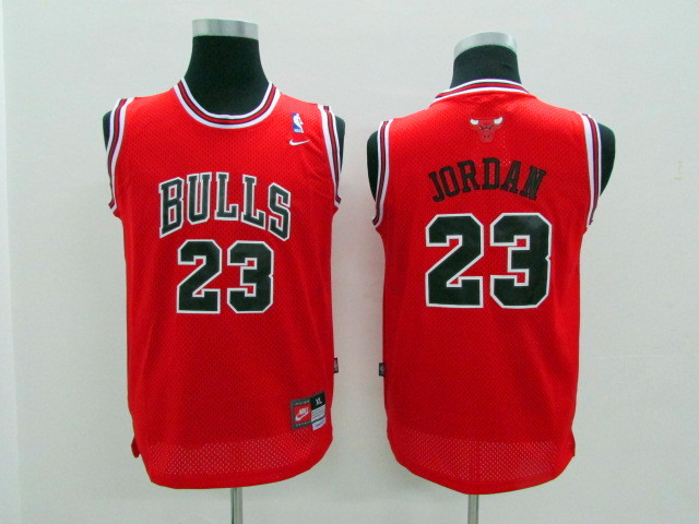 NBA Chicago Bulls 23 Michael Jordan red Game Nike Youth Jerseys